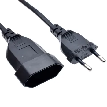 Удължителен кабел за захранване Штепсельная вилица Europlug CEE7 /16 за штепсельной вилици Europlug CEE7/16 2,5 А/250, без заземяване