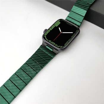 За Apple watch 7 8 каишка 45 мм 41 мм и 49 мм и каишка от въглеродни влакна с шарките на iwatch se apple watch 6 5 4 44 мм 40 мм 3 42 мм лесен каишка