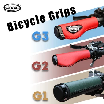 CXWXC Велосипедни Дръжки 22 мм От PVC, Микрофибър, Нескользящие, Двустранно Заключване, МТБ, Копчета, Дръжки За Планински велосипед, Градски Велосипедни Дръжки