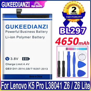 Батерия GUKEEDIANZI 4850/4650 ма BL297 За Lenovo K5 Pro L38041 Z6/Z6 Lite Z6lite L38111 Z6 L78121 Z6pro/Z6 pro L78051