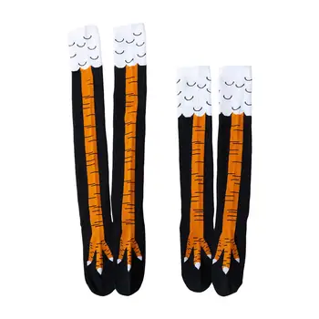 Смешно Пилешки Кълки Чорапи за Краката с Шарени Лапи на Животното Модерен за Подаръци за Хелоуин
