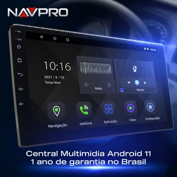 Централна Мултимедиен навигатор NAVPRO T3L ПЛЮС за Jetta, Tiguan Passat 9 P-IPS 2 GB/32 GB Carplay Android Авто Гаранция 12 месеца Бразилия