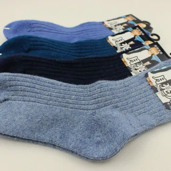 20 двойки/лот, вълнени чорапи за момчета и момичета, зимни изолирана детски дебели чорапи от 3 до 12 години