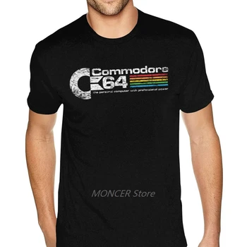 3XL Commodore 64 CPU Детска Тениска Homme Класическа Модерна Мъжка Риза С Къс Ръкав Лято 2020 Облекло от 80-те Години