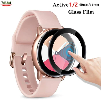 Стъкло За Samsung Galaxy Watch Active 2 44 мм 40 мм/46 мм /42 мм/3 45 мм-41 мм Gear S3 Frontier/S2/Sport 3D HD Защитно фолио за екрана