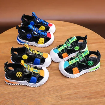 Детски сандали за момчета 2022, Лятна Нова Ежедневни Обувки За момчета с меки Подметки, Детска Плажна Обувки за деца, Детски Сандали