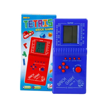 Cdragon Класически Детски Tetris Преносими Игрови Плейъри LCD Електронни Игри, Играчки Игрова Конзола Загадка Забавни Играчки