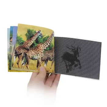 Магически Движещи Се Образи На Книги Картинки С Животни Подпори За Фокуси Играчки Анимирани Оптични Илюзии Детски Подаръци