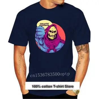 Camiseta a la moda ал hombre, camiseta divertida de Skeletor, camiseta impresa personalizada, desaprobada