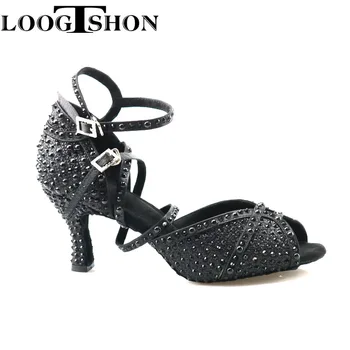Loogtshon танцови обувки за салса, дамски обувки за латино танци, дамски обувки, Красиви и удобни дамски обувки 2022