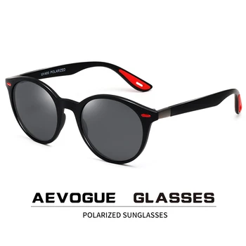 AEVOGUE Слънчеви Очила на Polaroid Дамски Ретро Овални Рамки С Нитове Реколта Леки Очила Унисекс Брендовый Дизайн Oculos De Sol UV400 AE0625