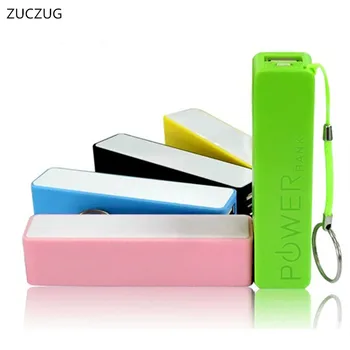 ZUCZUG 3 бр. Високо качество на най-Добрата Цена Portable Power Bank 18650 Външен Батерия, Зарядно Устройство във Формата На Миди С Брелоком