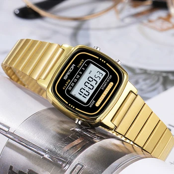 Модерен спортен Часовник Дамски най-Добрите марки Луксозни Водоустойчивост 3 bar Дамски Часовник С Малък Циферблат Цифров Часовник Relogio Feminino