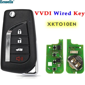 Xhorse VVDI Универсален жично Дистанционно дистанционно управление XKTO10EN XK Серията на Автомобилния Ключ за VVDI2/VVDI Mini/Key Tool Max за Toyota Style