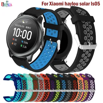 Висококачествен Силиконов Ремък За Xiaomi haylou solar ls05 Smart watchStrap За Huawei Watch GT 2 46 мм Гривна Correa band