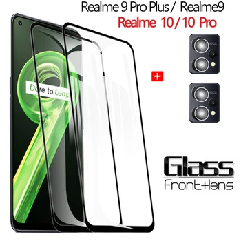 realme 10 Стъкло за Realme 9 4g Защитно фолио за екрана realme 8 pro 8и 9i с20 realme 10 pro plus Стъклена камера Realmi 9 pro + pro plus