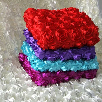 1,5*0,95 М Сватбена Триизмерна Розова Кърпа 3D Цвете Входната Покривка С Килим Фон Воал, Вечерни Фестивален Декор