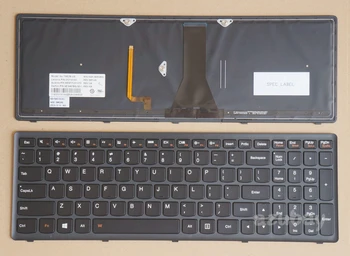 Us Клавиатура за Lenovo Ideapad Flex 15 (тип 20309 80C5) 25214140 25214166 T6E2B-US AEST7U01210 9Z.NAFBQ.G01 NSK-BMGBQ с подсветка