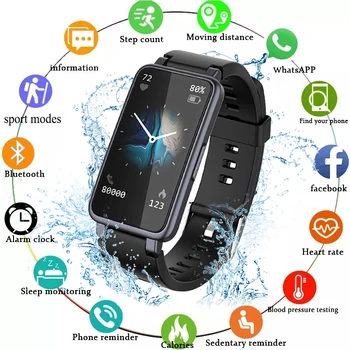 C2 Плюс За Мъже Умни Часовници За Жени Спорт Фитнес Smartwatch Монитор на Сърдечната Честота дамски Часовник Водоустойчив IP67 За iOS и Android
