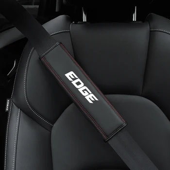 За Ford Edge 2012 2013 2014 2017 2019 1 бр. Защитен Калъф За Колан От Телешка кожа За интериора на колата, автомобилни Аксесоари