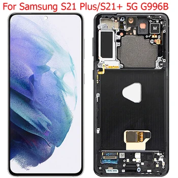 На оригиналния Samsung Galaxy S21 Plus 5G Дисплей LCD екран с рамка 6,7 