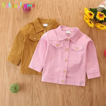 2020 Нова Детски дрехи, Дрехи пролет-есен облекло за деца, Корейски Ежедневните Модерни Детски Палта с надпис За Малки Момичета, Розово яке 1949-1