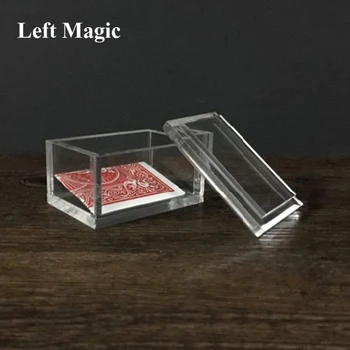 Paragon 3D (DVD и Трик) Магически Трикове Карта За Почистване на Кутията Магическа Магьосникът Близък План на Илюзията Подпори Ментализм Прозрачна Кутия