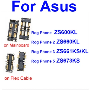 2 бр. За Asus ROG Телефон ZS600KL Z01QD 2 ZS660KL I001D 3 ZS661KS/KL 5 ZS673KS I005DA Вътрешна Гъвкави печатни платки Притежателя на батерията Клип на дънната платка