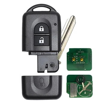 Авто Дистанционно ключ и без ключ с 2 бутона 433 Mhz ID46 Чип за Nissan X-Trail Qashqai Pathfinder 285E34X00A 285E3EB30A