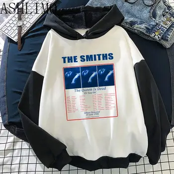 2022 Нова The Smiths Кралицата е Мъртва Hoody С Принтом Harajuku Дамски Блузи В стил Мозайка, Модни Пуловери, Блузи Унисекс