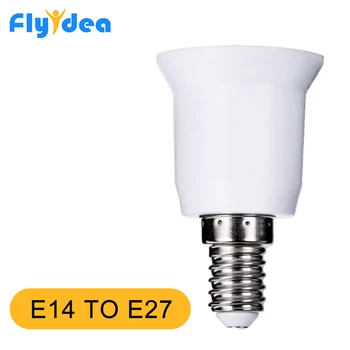 E14-E27 led Крушка Cap Лампи С Ламповым Притежател на Преобразуватели на PC + алуминиеви Бели битови осветителни аксесоари
