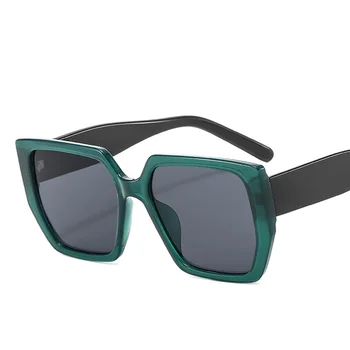 UV400 Квадратни Модни Слънчеви Очила за Жени Тенденция на Корейски Слънчеви Очила 2021 Луксозни Маркови Очила Женски Мъжки Мъжки слънчеви Очила