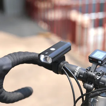 USB Акумулаторна Велосипеден Фенера Водоустойчив Волана Велосипеден Фенерче МТБ Предната Лампа на 200 Метра