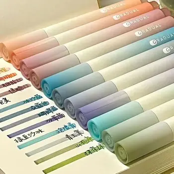 Серия Impression Ins Gradient се фокусира върху етикетирането на голям драскулки маркери צבעיםית ספר Stabilo