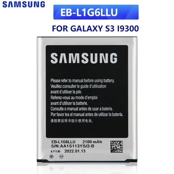 SAMSUNG Оригинална Замяна батерия EB-L1G6LLU за Samsung GALAXY S3 I9300 I9128v I9308 I9060 I9305 I9308 L710 I535 EB-L1G6LLA