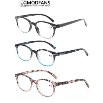 Дамски Очила За Четене в Овална Рамка с Метални Нитове, Мъжки Увеличителни Очила за Четене с Черен Калъф Диоптрийным +0.5+0.75+2.25+2.75+5.00