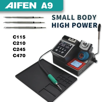 Поялната станция AIFEN A9, Съвместима с Паяльными Топчета JBC C210 C245 C115, Поялната и поялната станция, Електронен инструмент