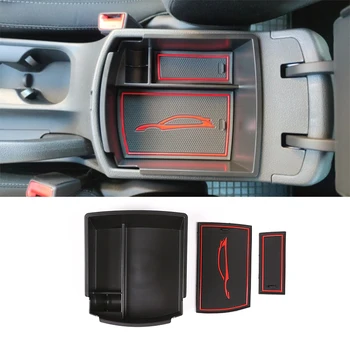 За Hyundai Кона Encino 2017-2021 ABS Автомобили Централната Конзола Подлакътник на Кутия За Съхранение на Останалата част на Подноси За Подреждане Контейнер Органайзер за Аксесоари