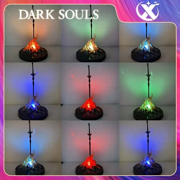 DXF Dark Souls Огън Led Лампа Черен Фараам Рицар аниме детски играчки Фигурка Играчка, Подарък, безплатна доставка на стоки аниме фигурка