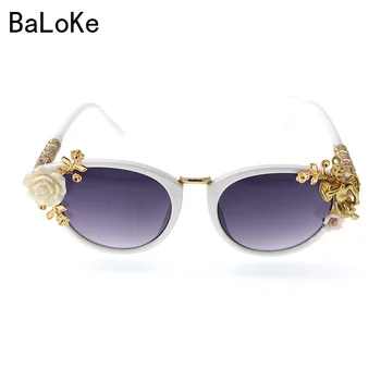 барок реколта мода ретро летен вятър плажни цветя ангел слънчеви очила дамски летни плажни слънчеви очила за шофиране нюанси на eye-да се носят