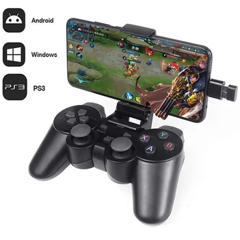 2,4 G Безжичен Геймпад Контролер Android Джойстик Джойстик с конвертером OTG За PS3 / Смартфон За Tablet PC, Smart TV Box