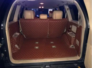 Добро качество! Специални автомобилни постелки за багажник на Lexus GX 470 7 места 2009-2002 килими за багажник на карго подложка багажното калъф за GX470 2005