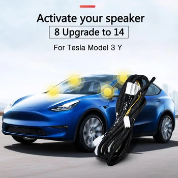 За Tesla Model 3 Стандартен диапазон от Плюс SR + Активиране на Неактивни динамиката на Колан, кабели Аудио Ъпгрейд За Tesla Model 3 2017-2022