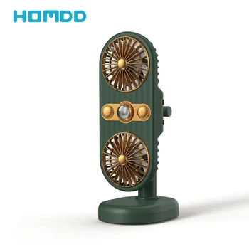 HOMDD USB Акумулаторна батерия за Преносим Вентилатор С двухголовочным Клип Електрически Вентилатор Настолен Малък Настолен Вентилатор Вентилатори за Въздушно Охлаждане Мини-Безлопастный Фен на Ac