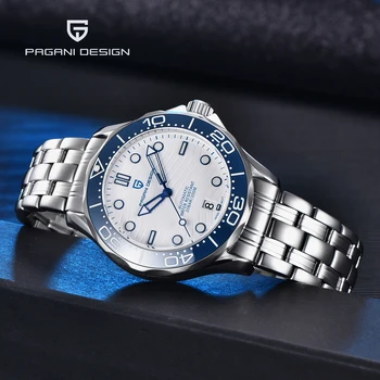 PAGANI DESIGN 007 Мъжки Часовник 2022 Най-добрата Марка на Луксозни Механичен Автоматичен Часовник За Мъже на 20-бар Водоустойчив Светещи Керамични Панели