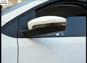 2 бр./лот, Огледало за обратно виждане от Неръждаема Стомана, противоударная ивица, светлинна ивица, противоударная лента за 2014-2017 Volkswagen VW POLO