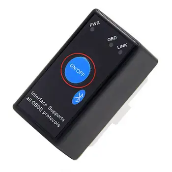 Автоматичен инструмент за Диагностика Mini V1.5 с превключвател Поддържа Пълен протокол Mini 327 Bluetoothcompatible V 1,5 OBD II OBD2 скенер