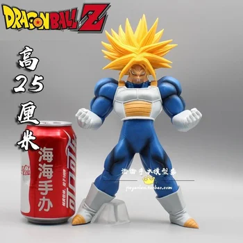 25 см Наличност Аниме Dragon Ball Z, Super Мъжки Шорти За Къпане Фигурка PVC Super Saiyan Gotenk Фигурки Колекция Модел Играчки За Деца Подаръци