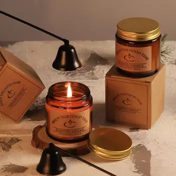 Ароматерапевтическая свещ Чаша за домашно тамян Спалня Успокоява Нервите и помага да се спи Защита на околната среда ♻️ Романтичен Подарък за рожден Ден