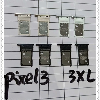 Тава За SIM-карти SD Слот Притежателя Двойно За Google Pixel 3 XL 3A XL Жак За Четене Flex Кабел
